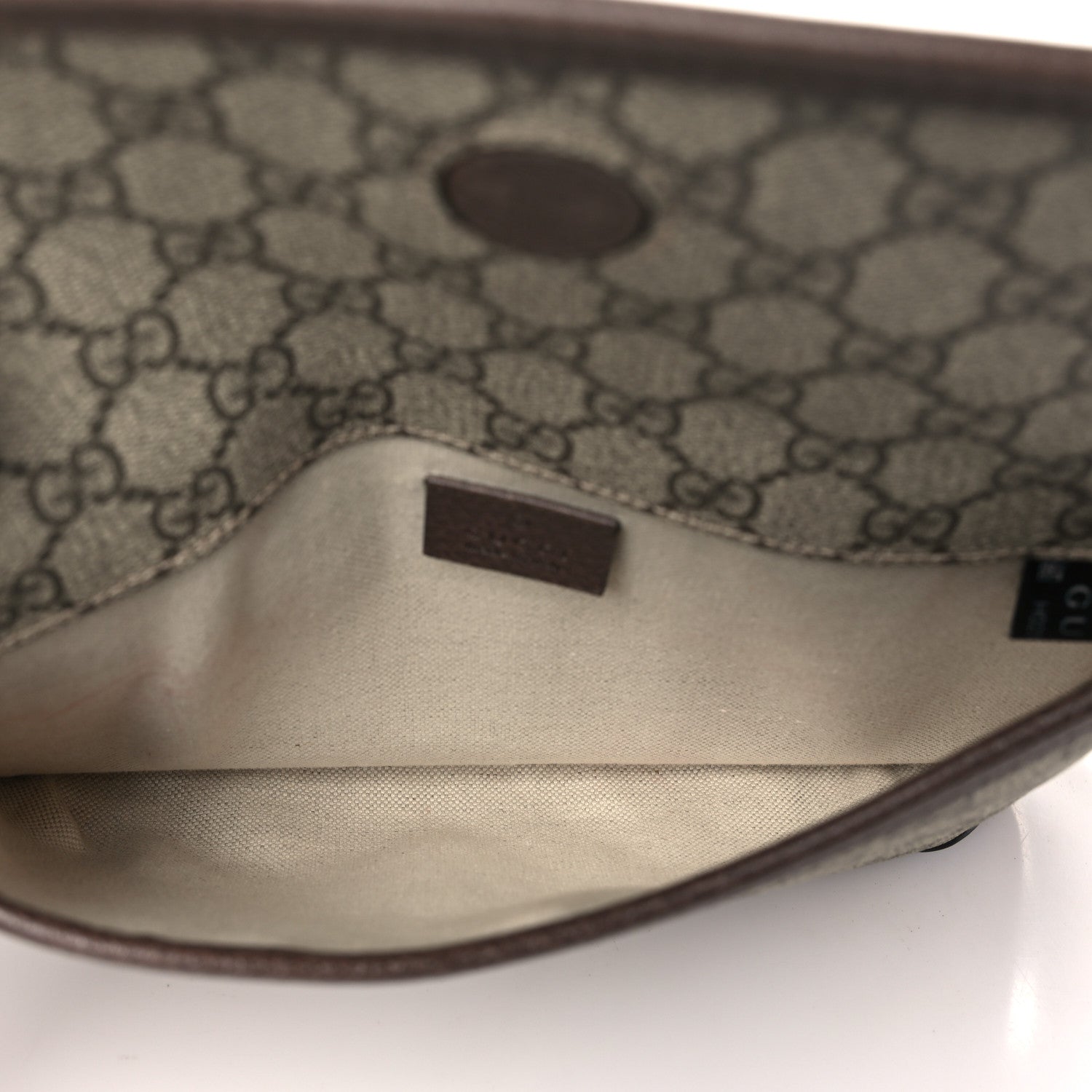 Gucci GG Supreme Monogram Neo Vintage Web Belt Bag Brown 5 of 10