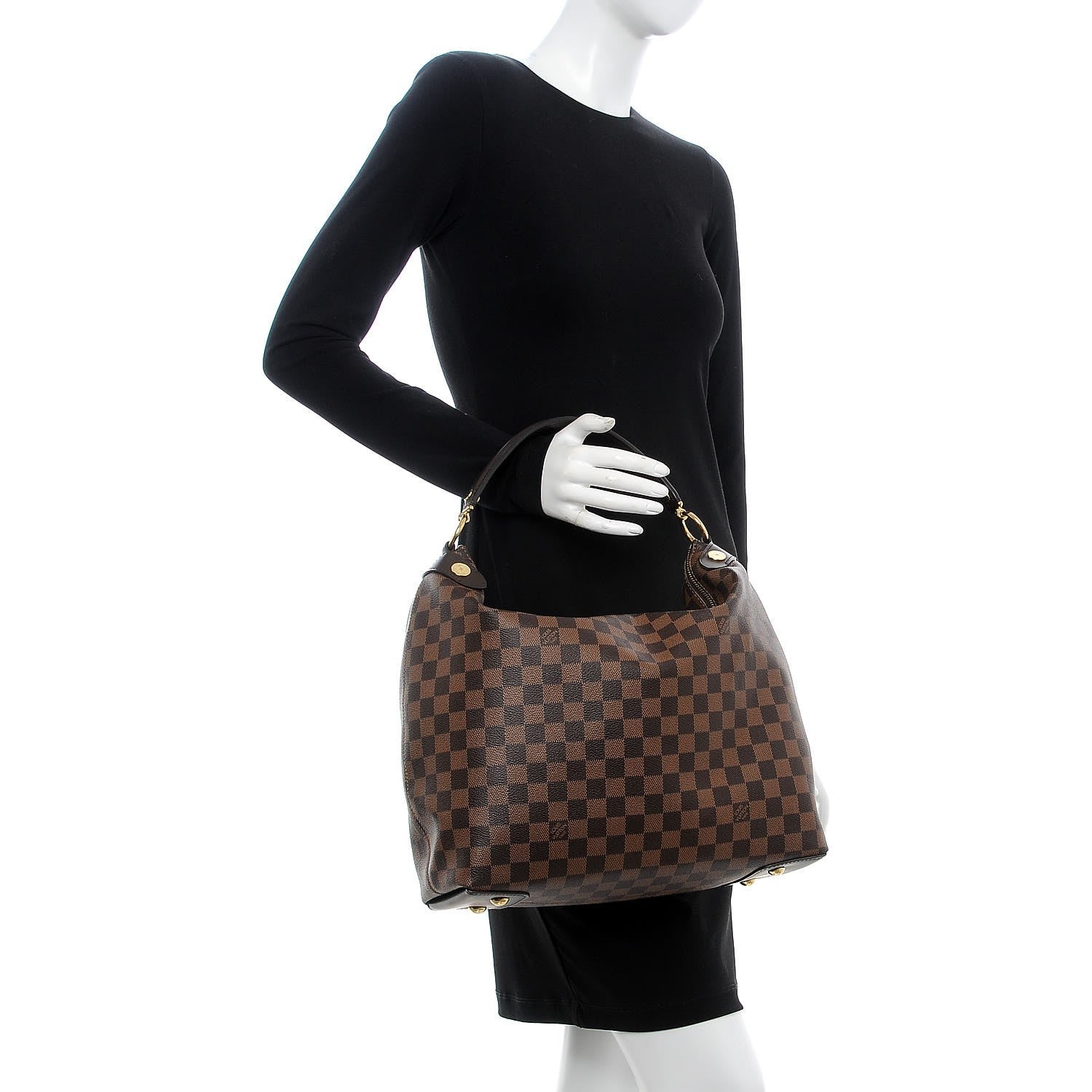 Louis Vuitton Damier Ebene Duomo Hobo 2 of 7