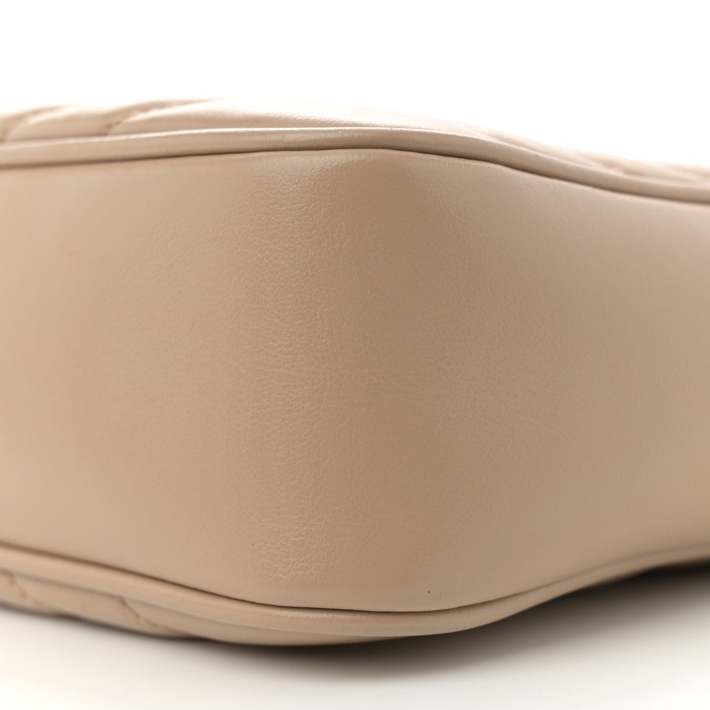 Calfskin Matelasse Monogram Lou Camera Bag Dark Beige