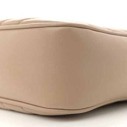 Saint Laurent Calfskin Matelasse Monogram Lou Camera Bag Dark Beige 10 of 14