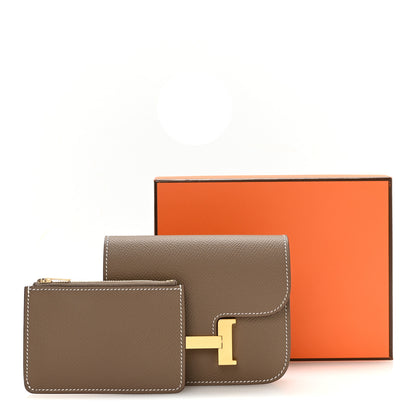 Hermes Epsom Constance Slim Wallet Etoupe 9 of 9