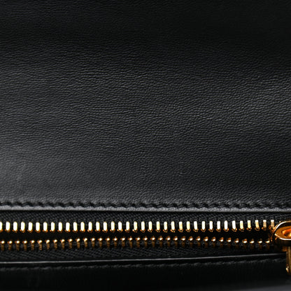 Christian Dior Smooth Calfskin 30 Montaigne Flap Bag Black 10 of 12