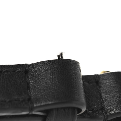 Louis Vuitton Calfskin Neo Noe Shoulder Strap Black 5 of 5