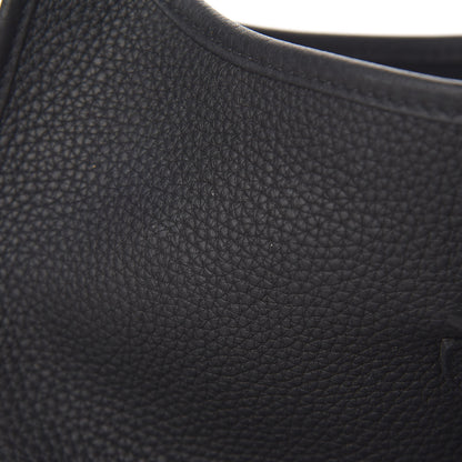 Hermes Taurillon Clemence Evelyne III PM Black 8 of 13