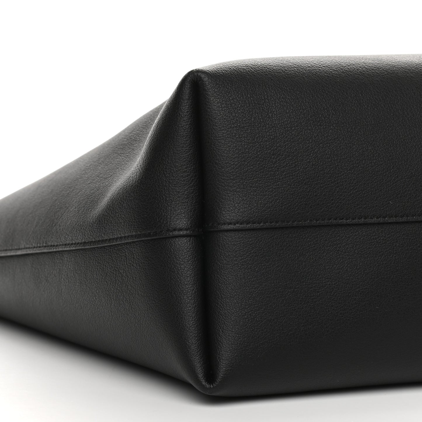 Calfskin Large Shopping Tote Black