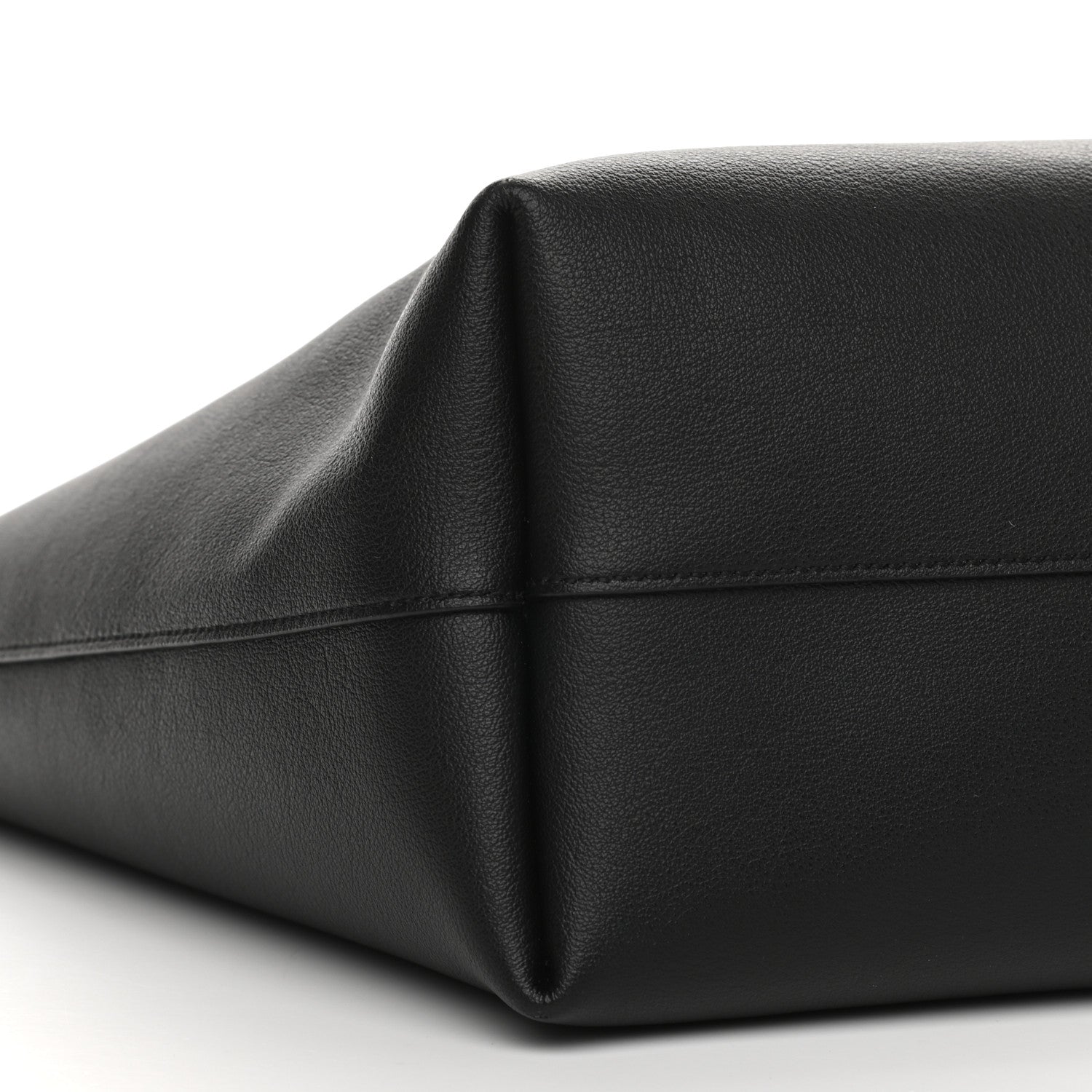 Saint Laurent Calfskin Large Shopping Tote Black 9 of 12
