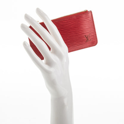 Louis Vuitton Epi Key Pouch Red 2 of 7