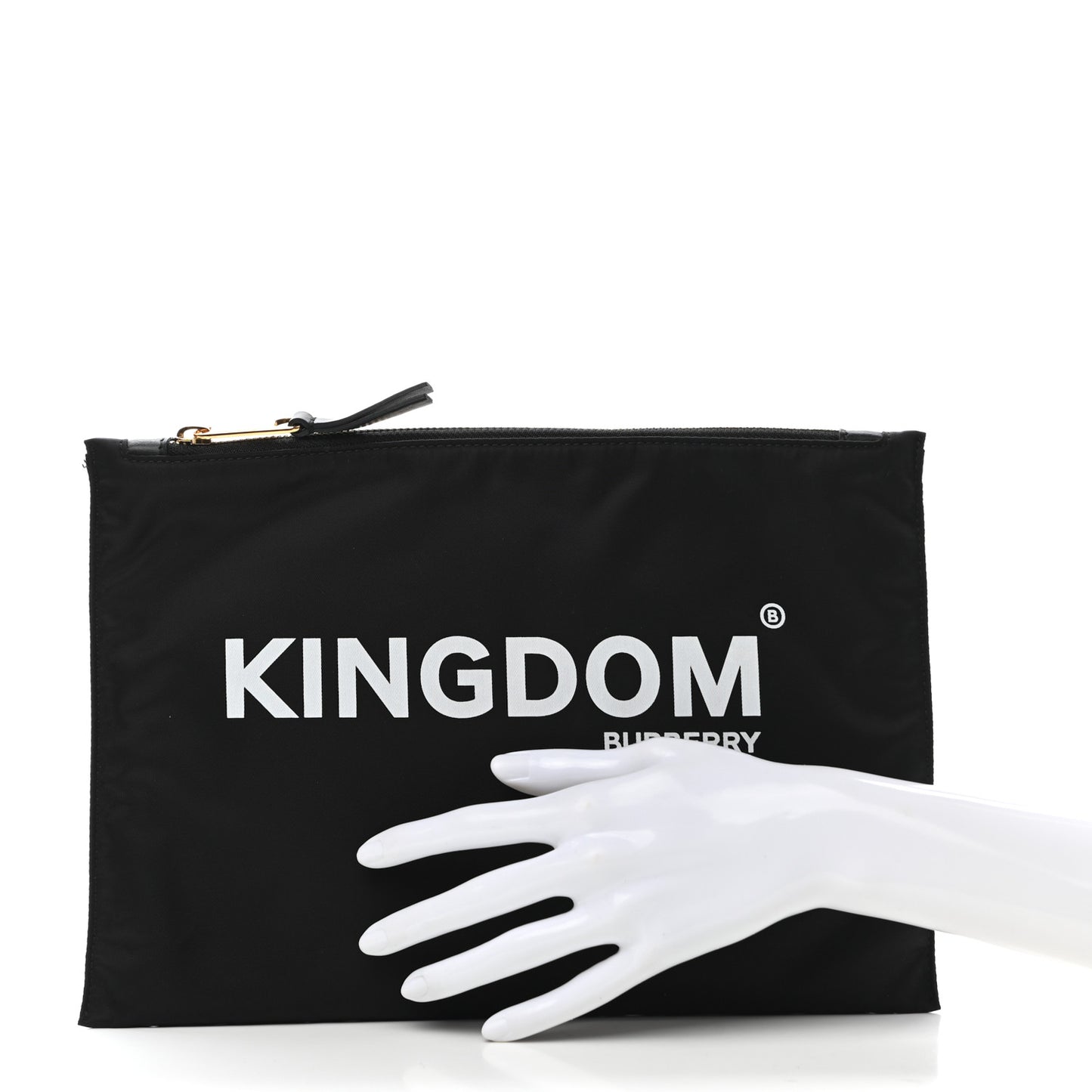 Nylon Kingdom Flat Pouch Black