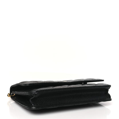 Chanel Caviar Quilted Wallet on Chain WOC Black 4 of 12