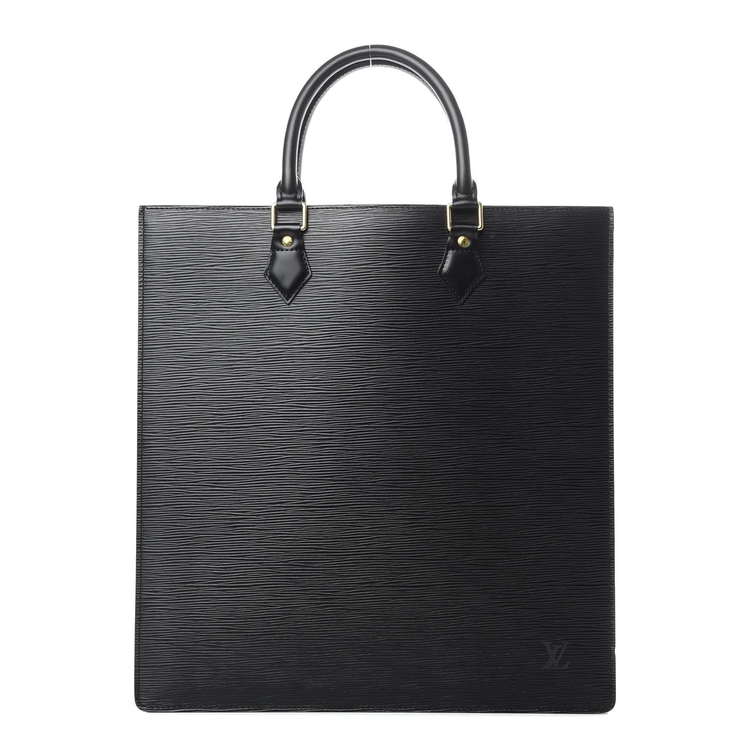 Louis Vuitton Epi Sac Plat GM Black 1 of 11