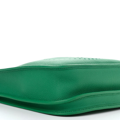 Hermes Taurillon Clemence Evelyne III PM Vert Jade 9 of 10