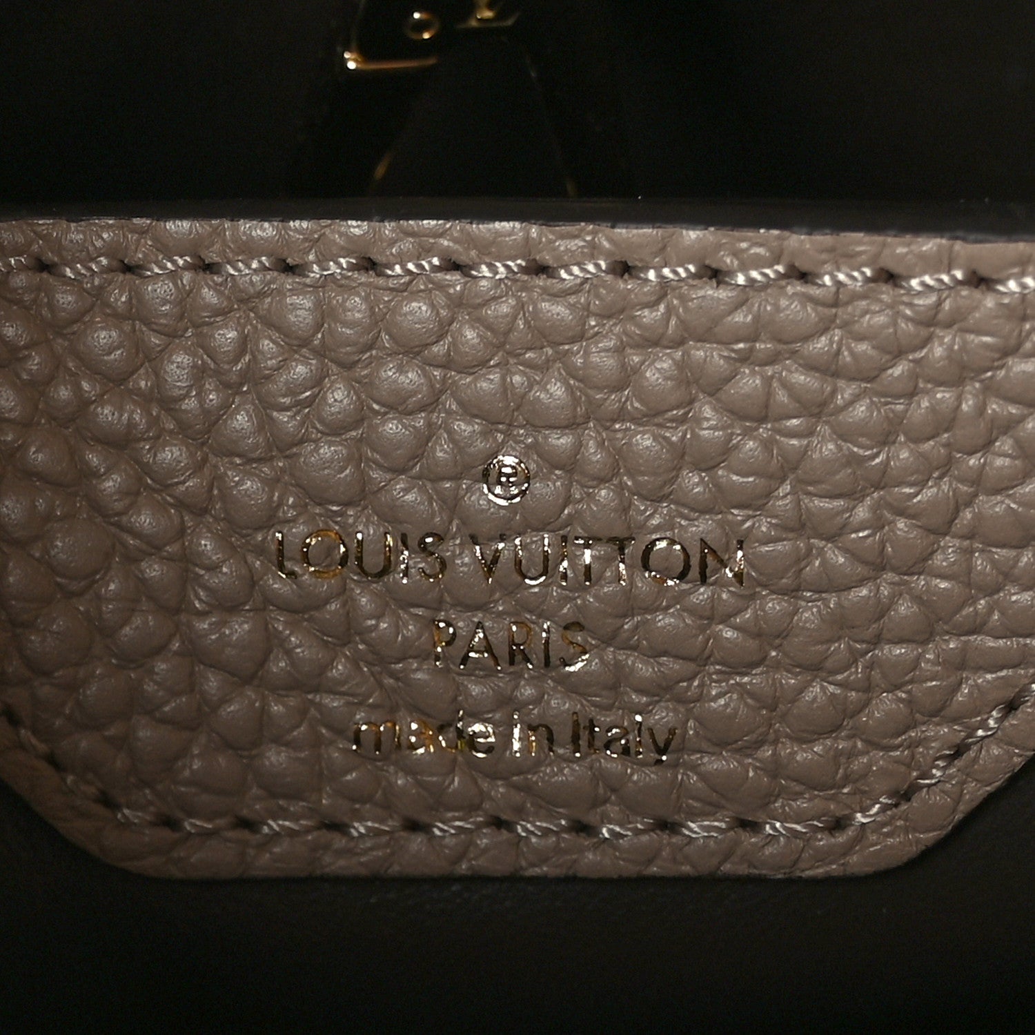 Louis Vuitton Taurillon Capucines BB Galet 6 of 8
