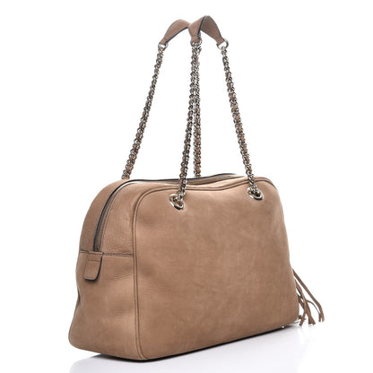 Gucci Vitello Range Medium Soho Bowler New Fango 3 of 14