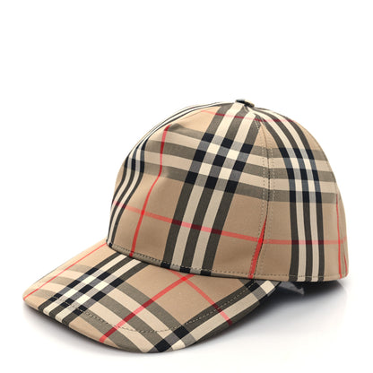 Burberry Cotton Vintage Check Baseball Hat S Archive Beige 1 of 8