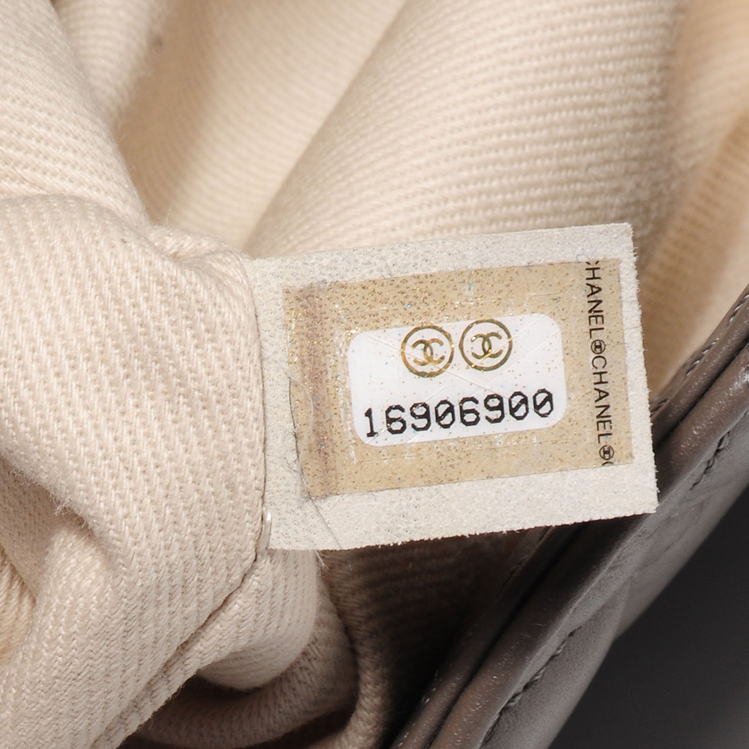 Chanel CAged Calfskin Medium Lady Pearly Flap Grey 8 of 8