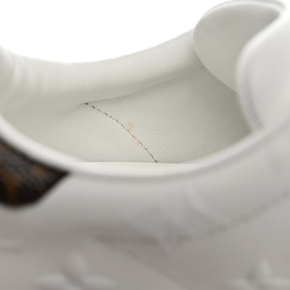 Louis Vuitton Lambskin Embossed Monogram Time Out Sneakers White 16 of 22