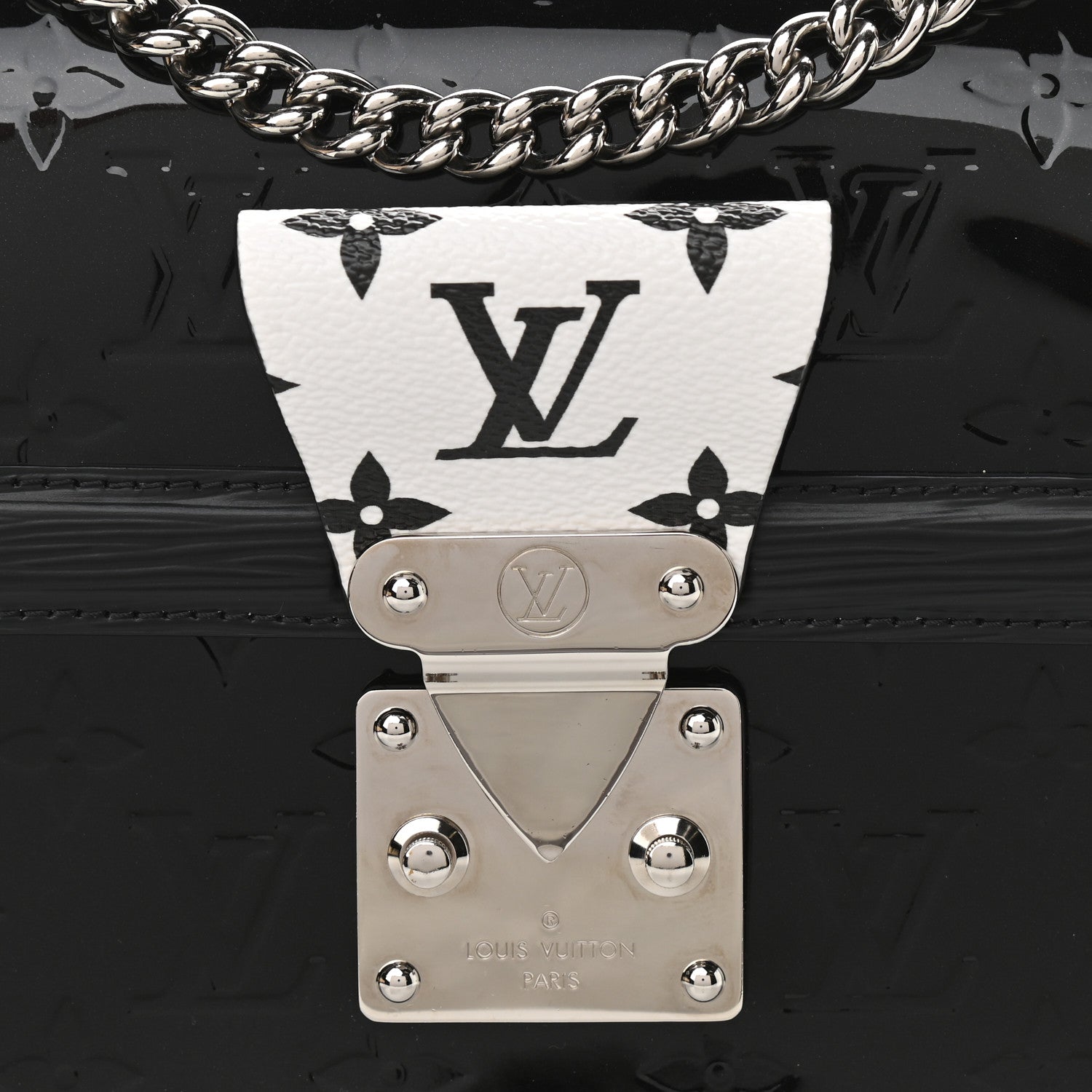 Louis Vuitton Vernis Epi Monogram Wynwood Black White 9 of 10