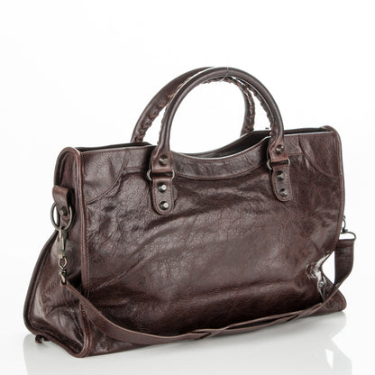 Balenciaga Agneau Classic Hardware City Cigare Fonce 3 of 6
