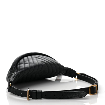 Louis Vuitton Calfskin Quilted New Wave Bumbag Black 3 of 8