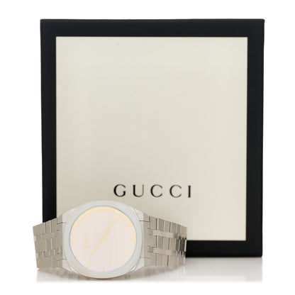 Gucci Stainless Steel 38mm 25H Quartz Watch Blue 6 of 6