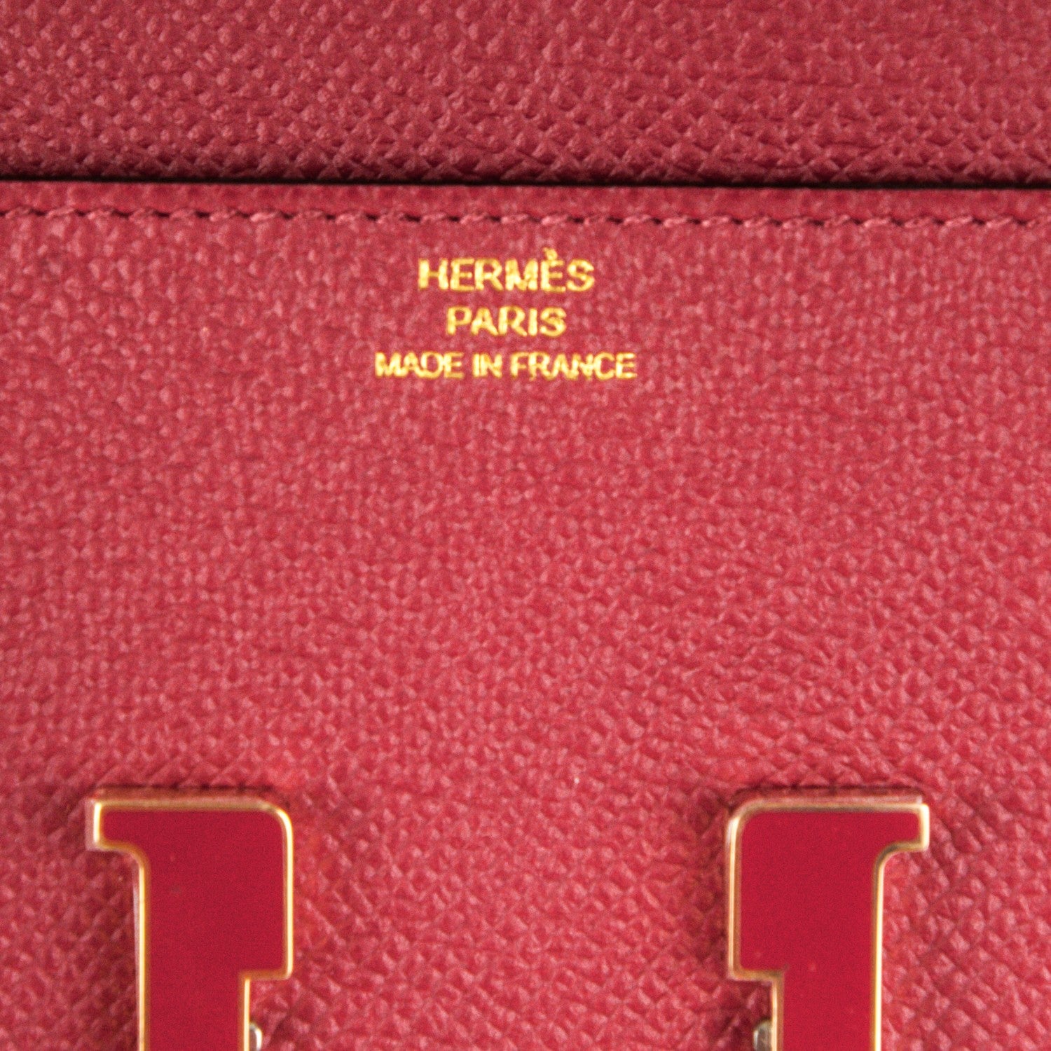 Hermes Epsom Constance Long Wallet Rouge Grenade 6 of 7