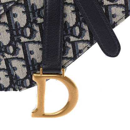 Christian Dior Oblique Saddle Belt Bag Blue 8 of 10