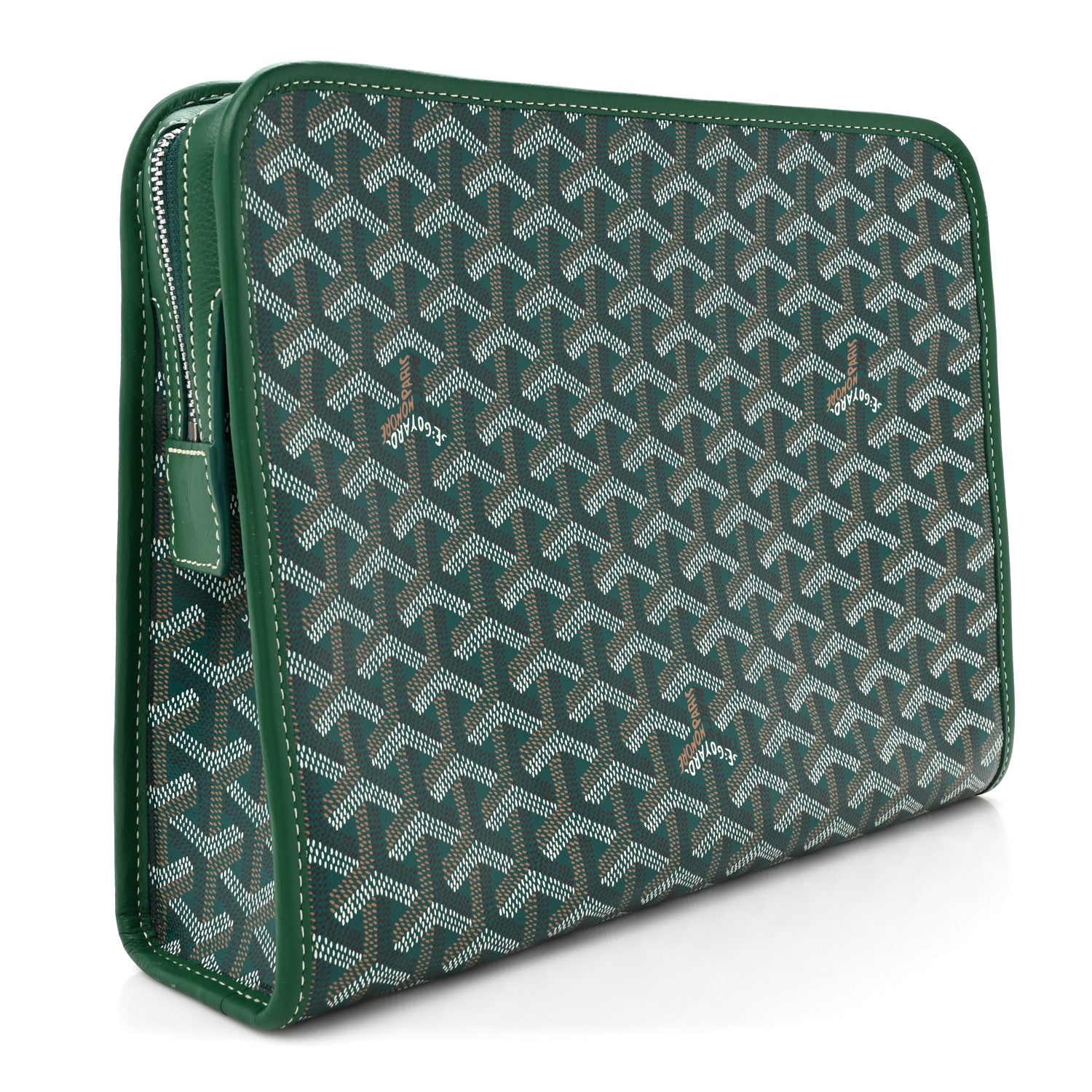 Goyard Goyardine Jouvence Toiletry Pouch Green 3 of 12
