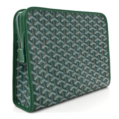 Goyard Goyardine Jouvence Toiletry Pouch Green 3 of 12