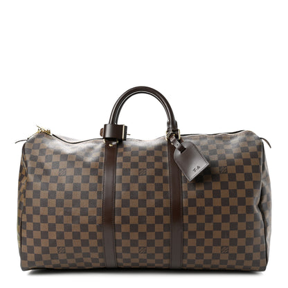 Louis Vuitton Damier Ebene Keepall 50 1 of 11