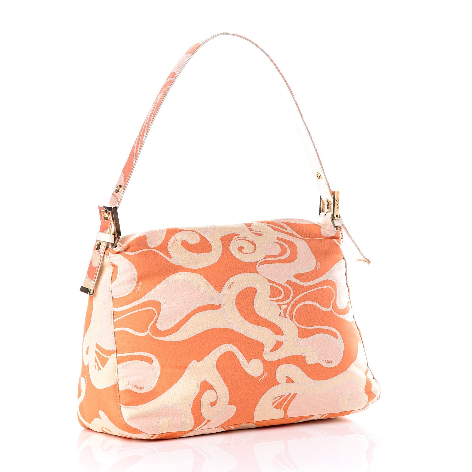 Fendi Canvas Printed Mama Baguette Multicolor 2 of 9