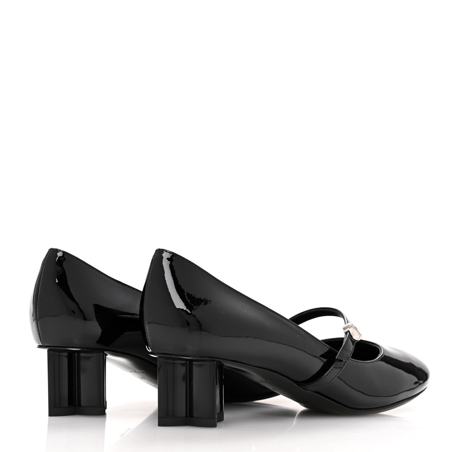 Louis Vuitton Patent Uniformes Silhouette 40mm Pumps 37 Black 5 of 9