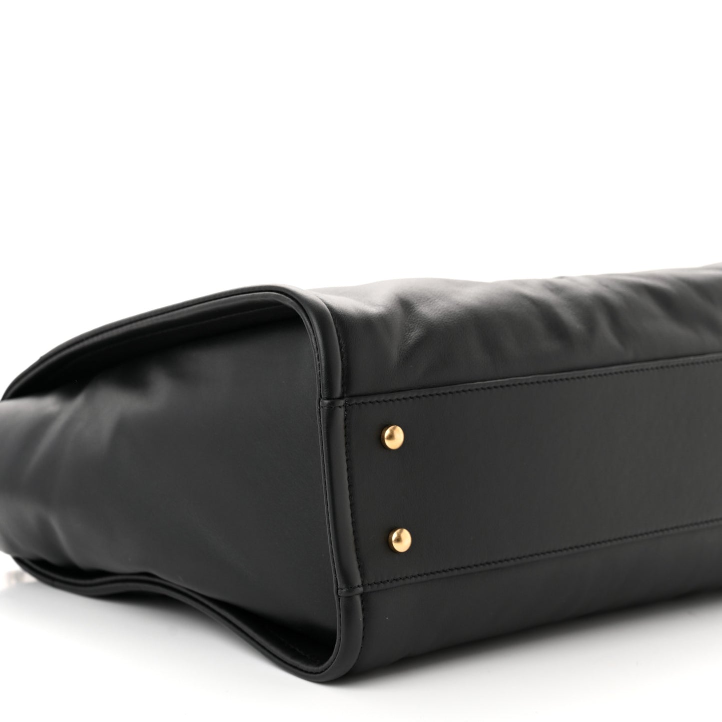 Calfskin Small Deauville Tote Black