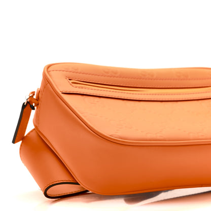 Gucci Rubber Effect Monogram GG Belt Bag New Orange Fluo 9 of 10