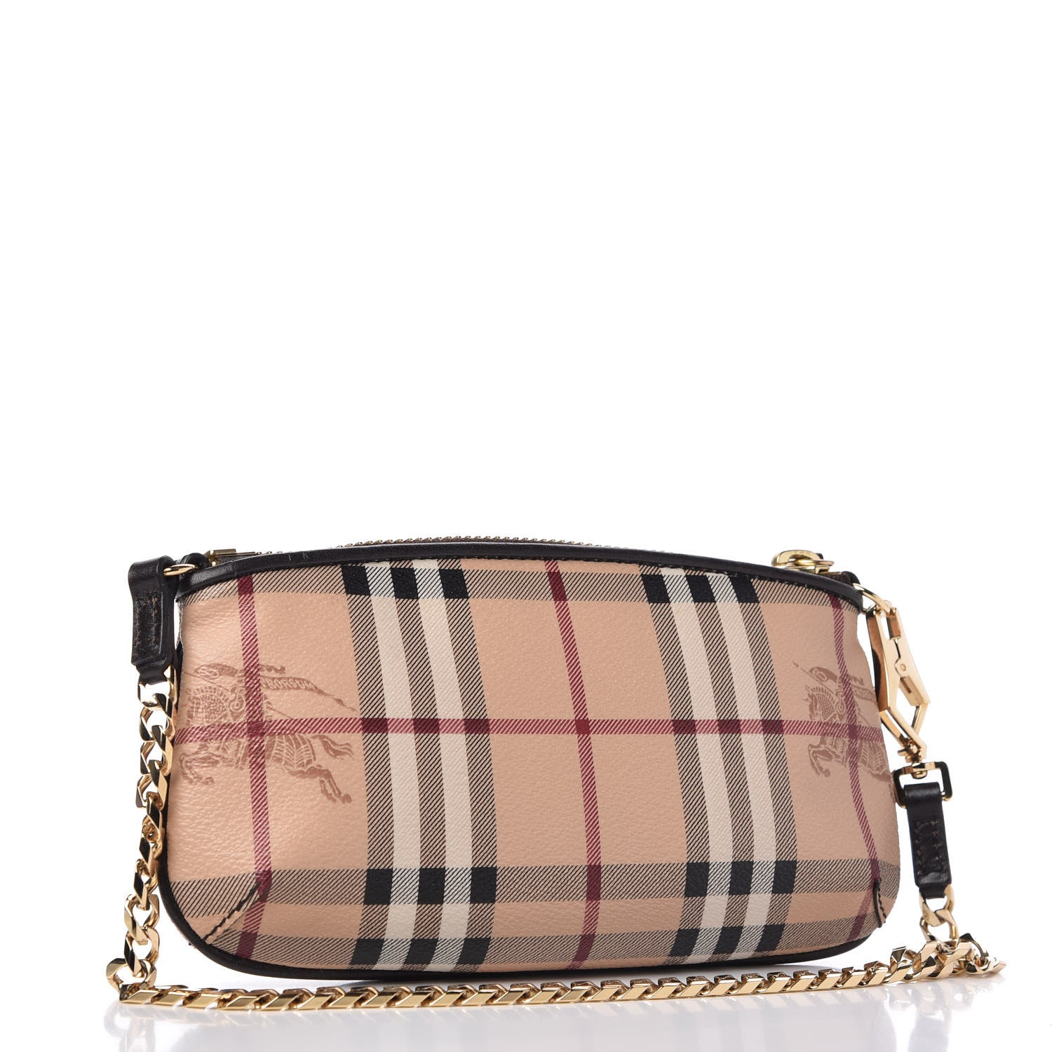 Burberry Haymarket Check Clara Pochette Chocolate 3 of 10