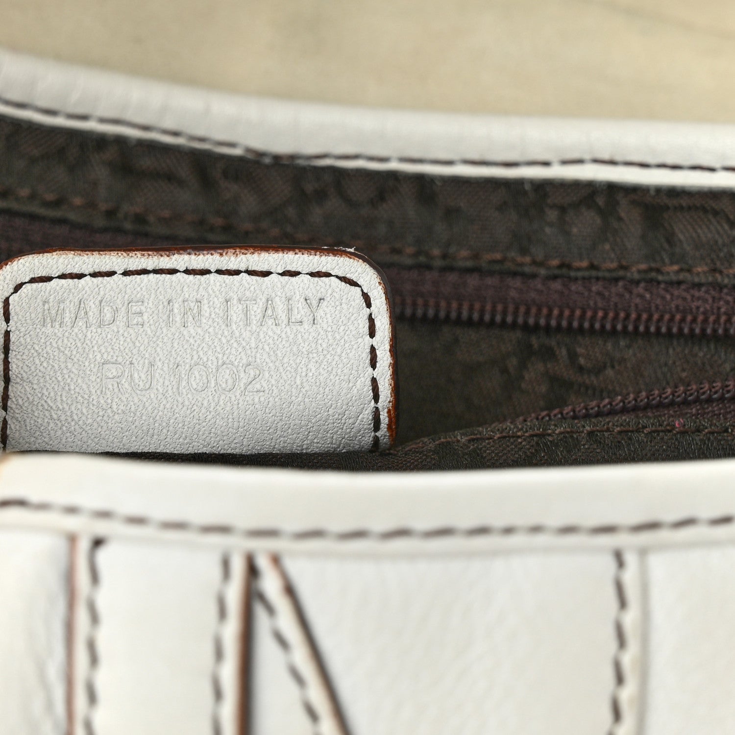 Christian Dior Calfskin Saddle Bag White 7 of 27