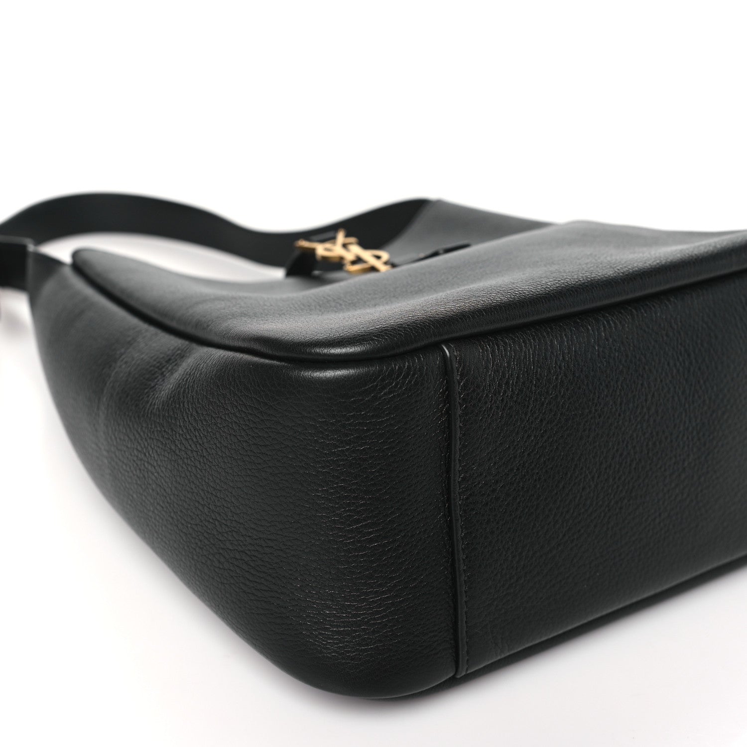 Saint Laurent Smooth Calfskin Small Le 5 A 7 Soft Hobo Black 8 of 9