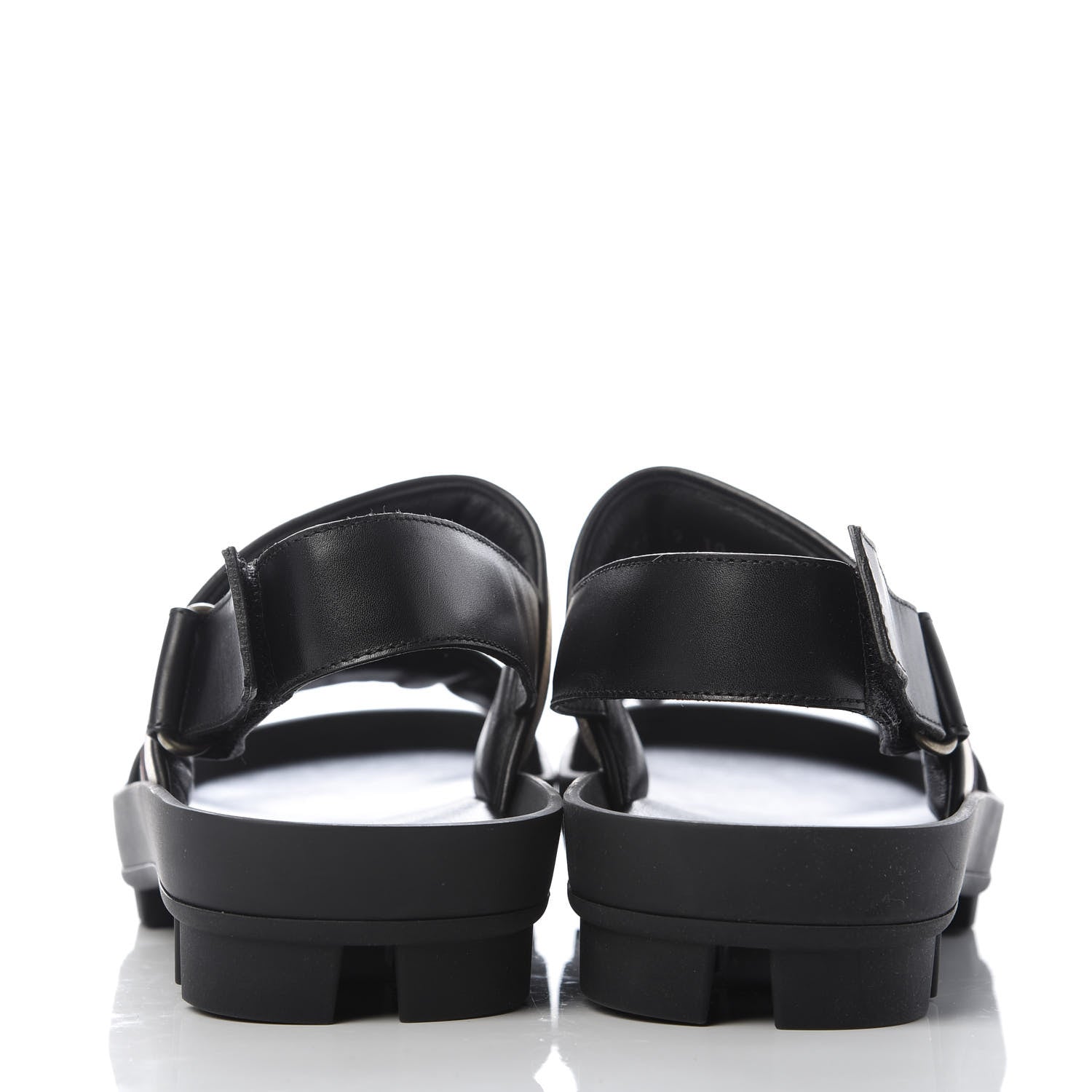 Gucci Nylon Cirano Lux Stripe Mens Cleat Sole Slingback Sandals 10 Ecru Poppy Black 6 of 11