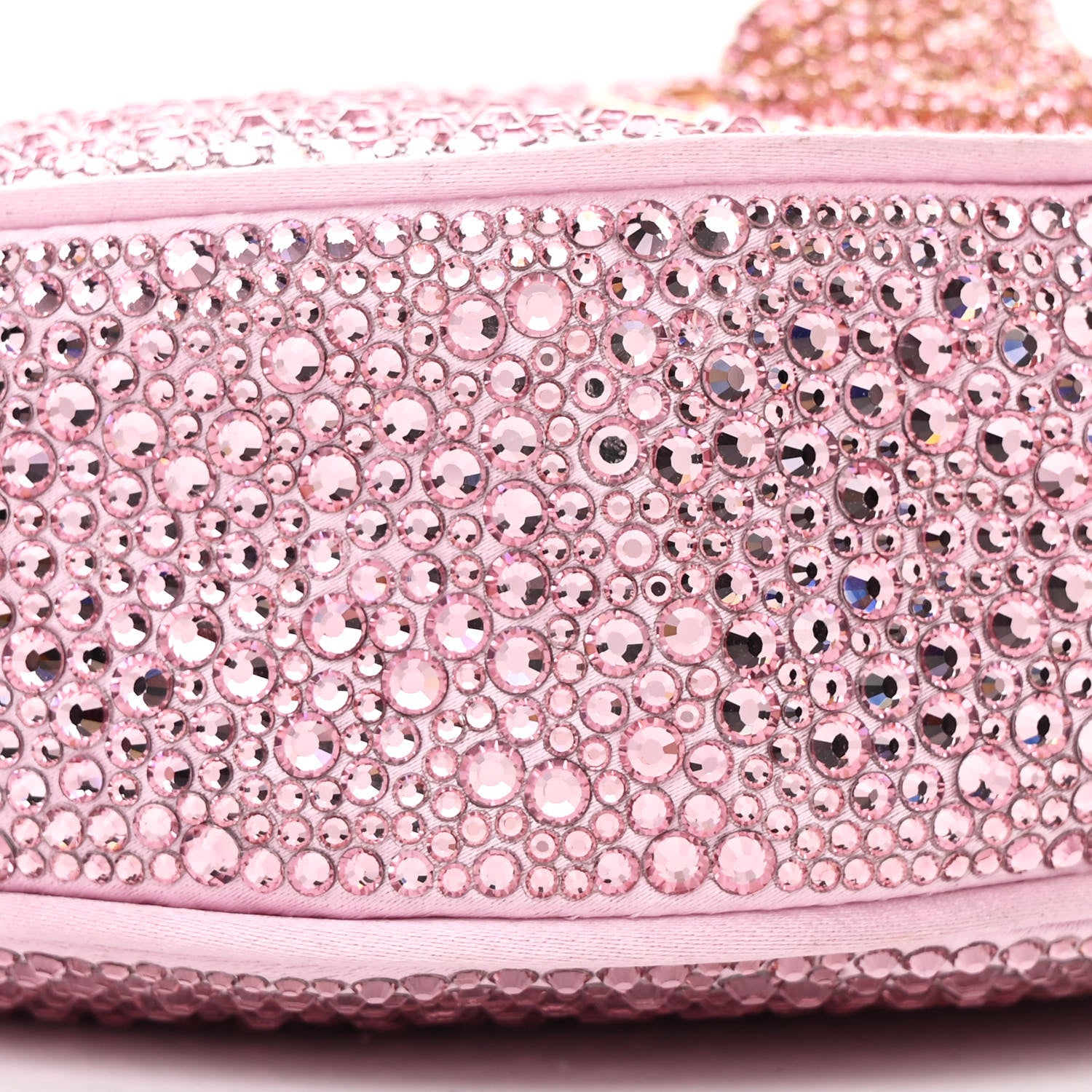 Versace X DUA LIPA Crystal Repeat Mini Hobo Pink 9 of 10