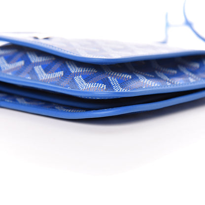 Goyard Goyardine Plumet Wallet Clutch Sky Blue 6 of 8
