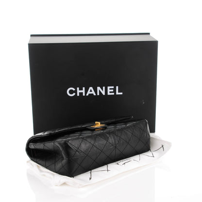 Chanel Aged Calfskin Quilted 2.55 Reissue 226 Flap Black 4 of 7