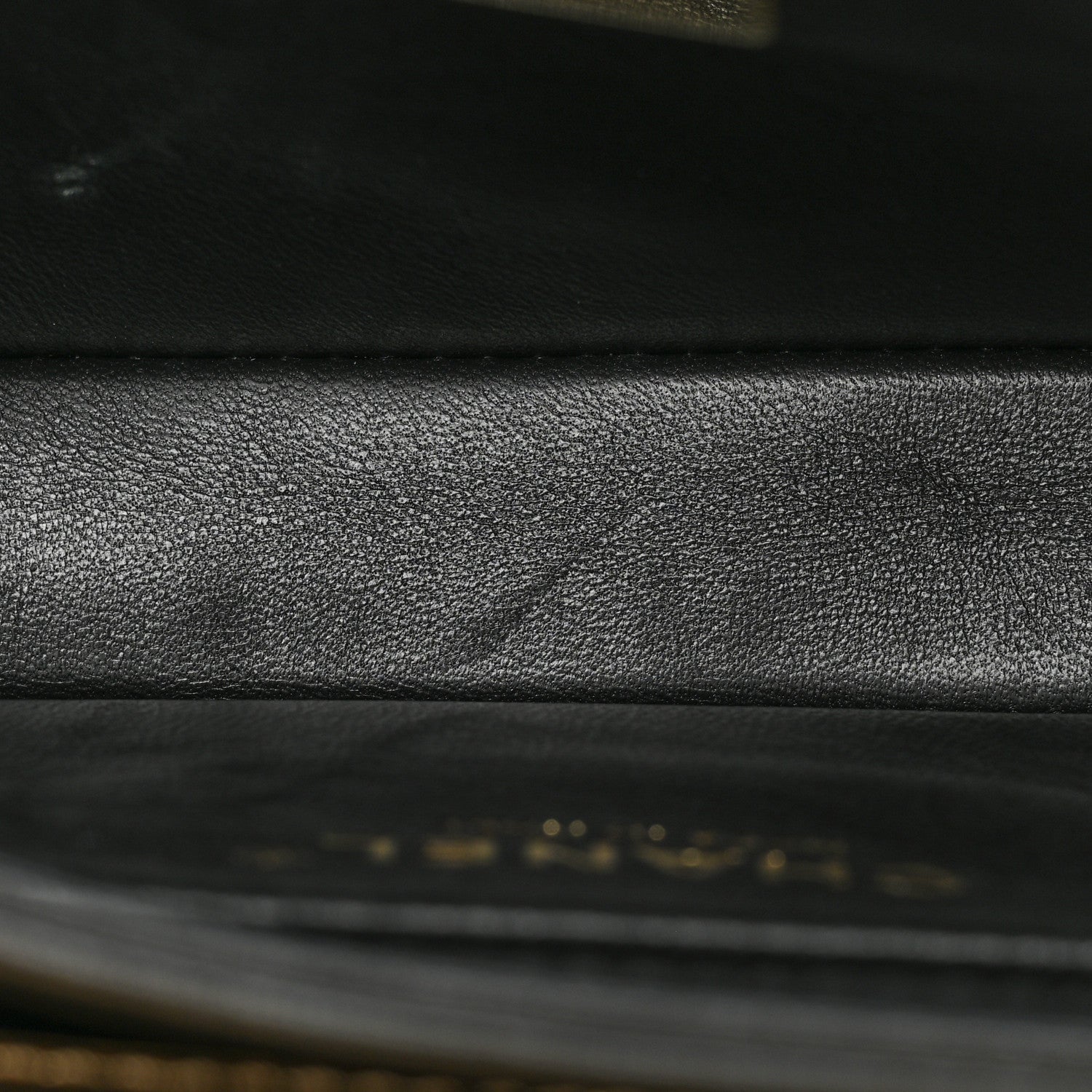 Chanel Hammered Metallic Calfskin Quilted Flap Gold 11 of 25