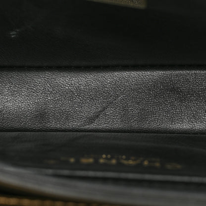 Chanel Hammered Metallic Calfskin Quilted Flap Gold 11 of 25