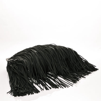 Stella McCartney Eco Suede Fringe Falabella Tote Black 4 of 7