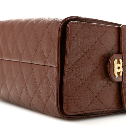Chanel Caviar Quilted Small Chanel 25 Handbag Brown 10 of 10