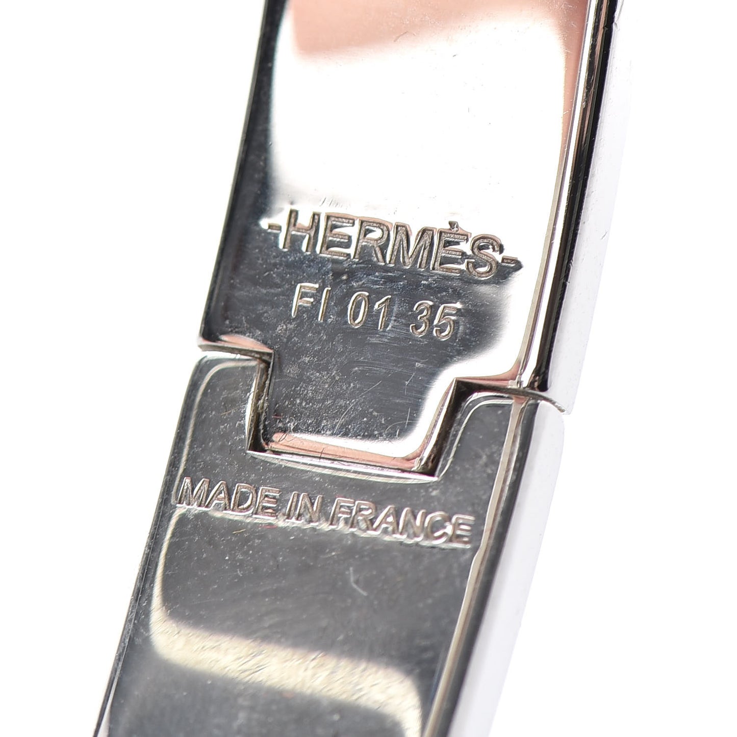 Matte Enamel Narrow Clic Clac HH Bracelet GM Black