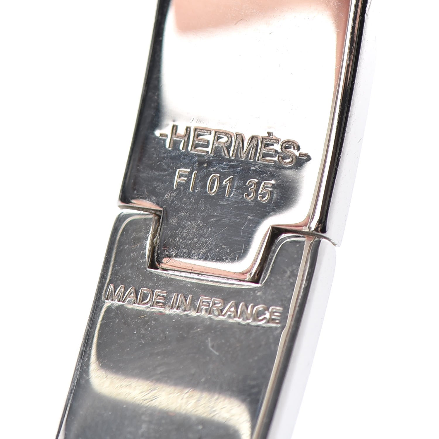 Hermes Matte Enamel Narrow Clic Clac HH Bracelet GM Black 4 of 4