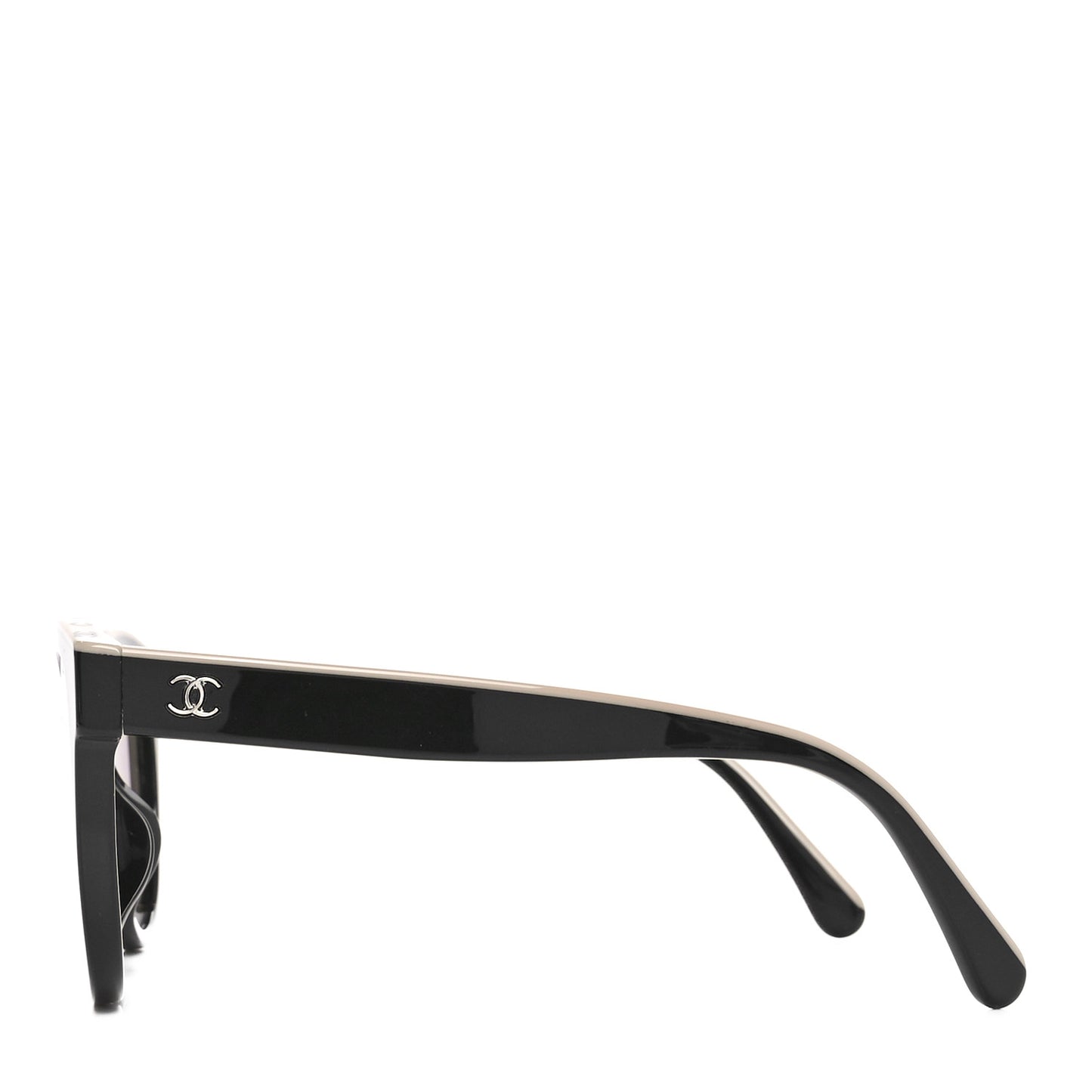 Acetate CC Butterfly Sunglasses 5414-A Black Beige