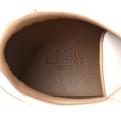 Hermes Calfskin Polo Sneakers 39 White 6 of 10