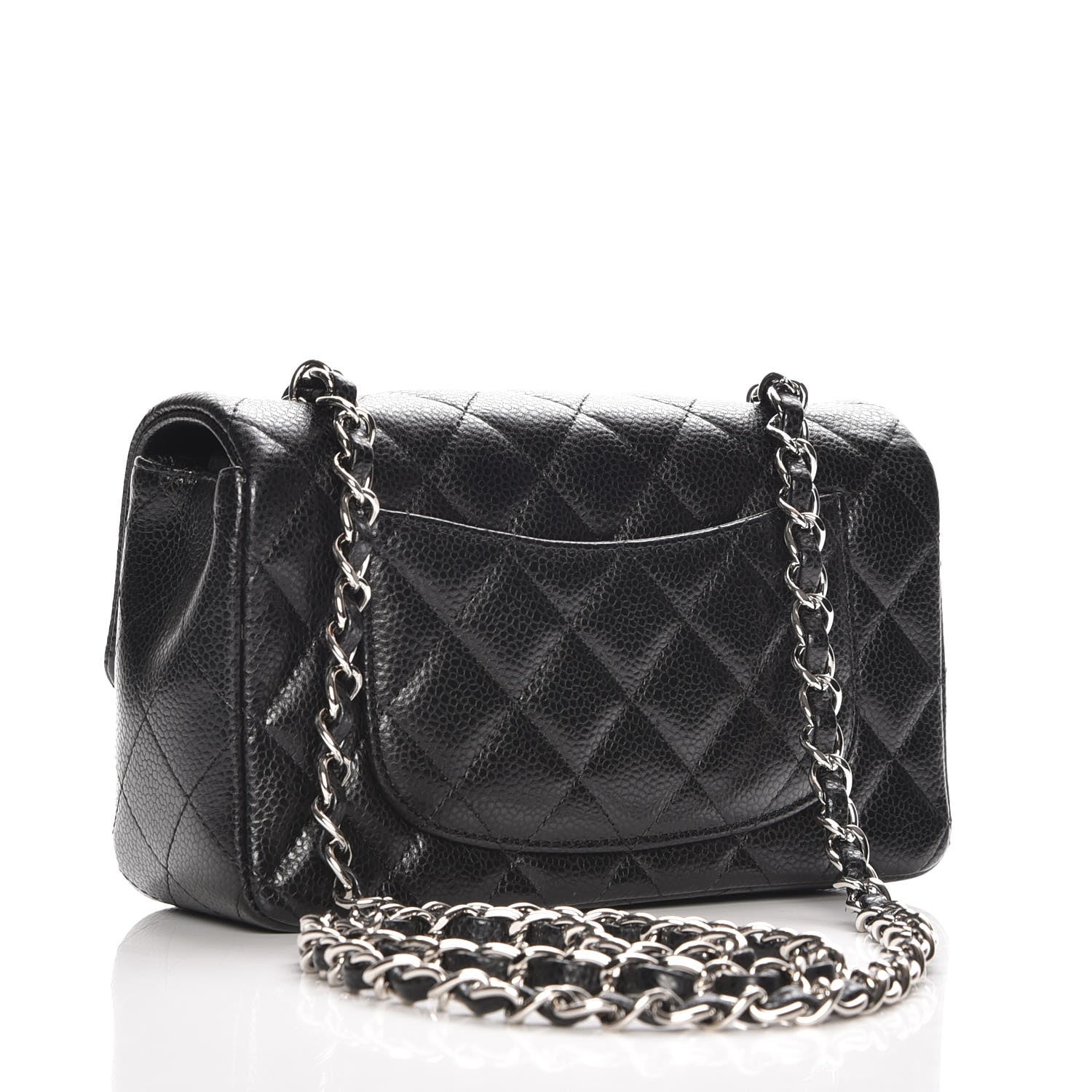 Chanel Caviar Quilted Mini Rectangular Flap Black 3 of 8