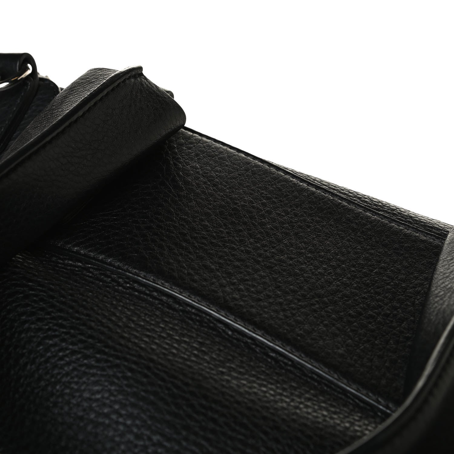 Givenchy Grained Calfskin Metal Stitch Medium Pandora Pure Flap Bag Black 9 of 15